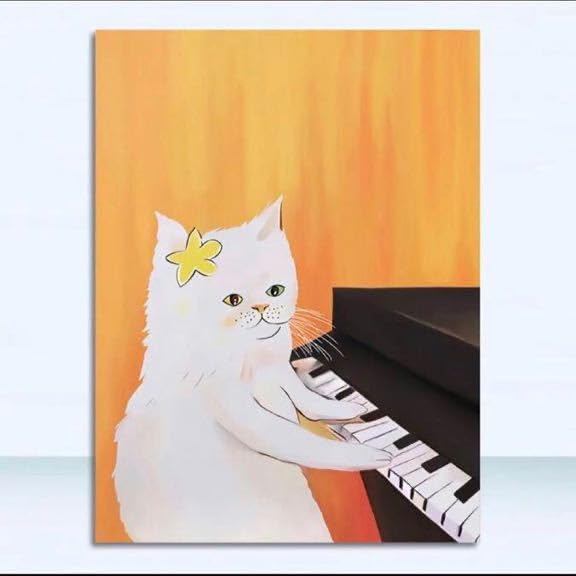 Amazon.co.jp: 猫 アートポスター インテリア雑貨 小物 リビング 玄関